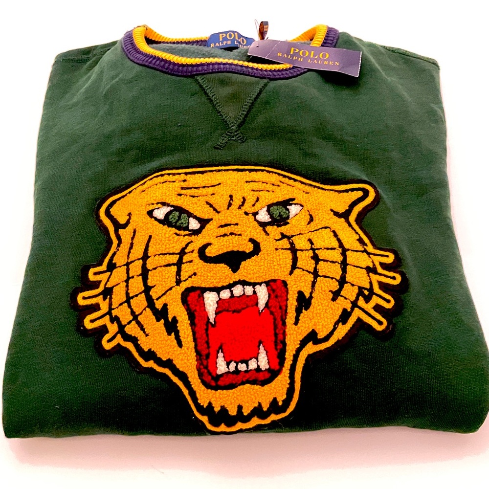 Polo by Ralph Lauren Varsity Inspired Patchwork Cotton Blend. - Picture 6 of 11